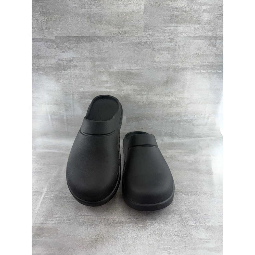 OOFOS OOCloog Black Recovery Clogs Slip On Shoes M4 W6 EU 37